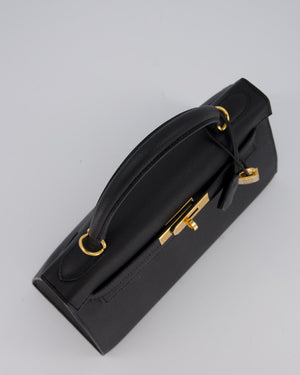 Hermès Kelly 28 Sellier Bag in Noir Epsom Leather with Gold Hardware
