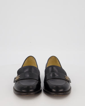 Chanel Turnlock Loafer with Champagne Gold Hardware Size EU 39.5