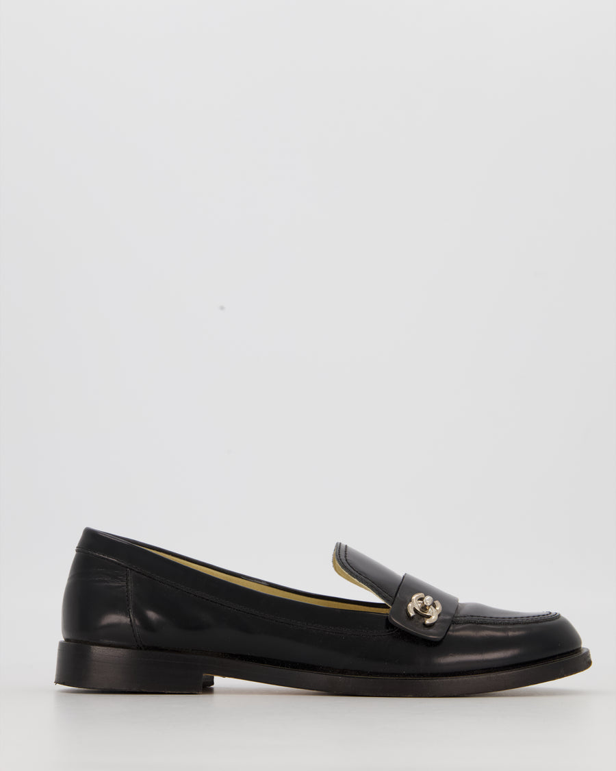 Chanel Turnlock Loafer with Champagne Gold Hardware Size EU 39.5