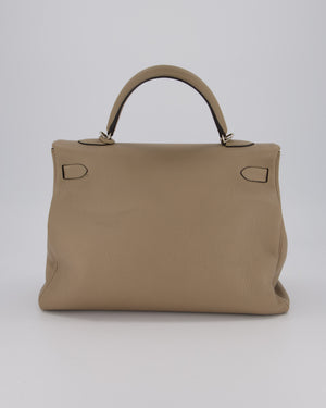 Hermès Kelly 32 Retourne Bag in Gris Tourterelle Togo Leather with Palladium Hardware