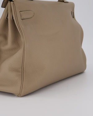 Hermès Kelly 32 Retourne Bag in Gris Tourterelle Togo Leather with Palladium Hardware