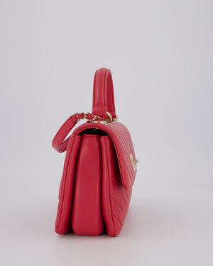 Chanel Pink Trendy Small Flap Bag in Lambskin Leather with Gold Hardware