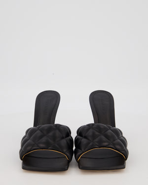 Bottega Veneta Leather Padded Mules 90 in Black Size EU 39
