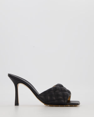 Bottega Veneta Leather Padded Mules 90 in Black Size EU 39