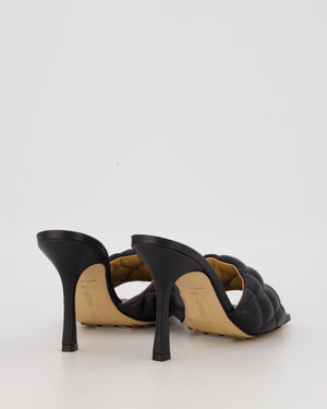 Bottega Veneta Leather Padded Mules 90 in Black Size EU 39