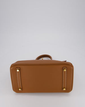 *RARE* Hermès Birkin 30 Retourne Bag in Gold Togo Leather with Gold Hardware