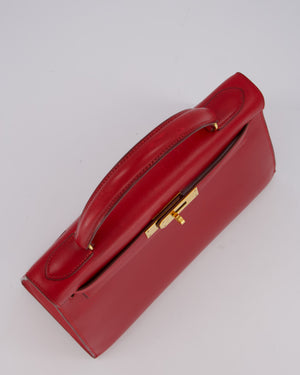 *VINTAGE*Hermès Kelly 28 Bag in Rouge Vif Box Leather with Gold Hardware