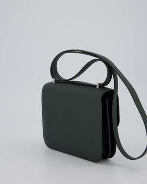 Hermès Constance III 18 Miroir Bag in Vert Mangrove Epsom Leather with Palladium and Vert Mangrove Enamel Hardware