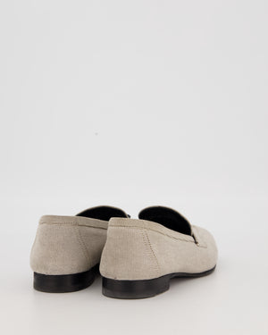 Hermès Paris Loafer in Prunior Canvas Size EU 37