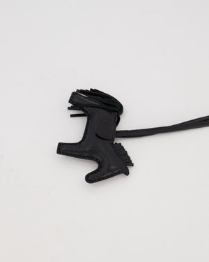 Hermès Rodeo PM Touch Bag Charm in Noir Swift and Alligator