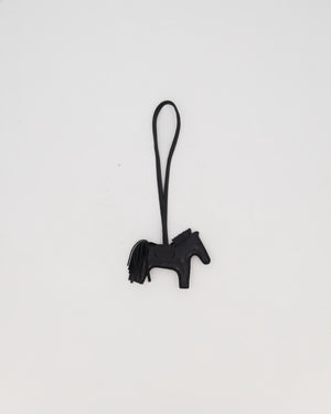 Hermès Rodeo PM Touch Bag Charm in Noir Swift and Alligator