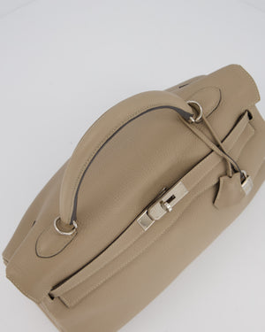 Hermès Kelly 35 Retourne Bag in Gris Tourterelle Togo Leather with Palladium Hardware