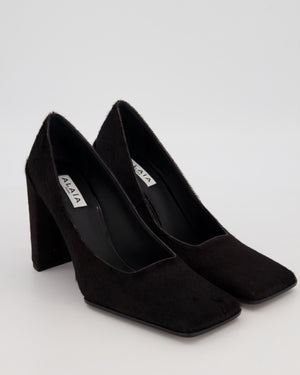 Alaia Brown Calf Hair Pumps Size EU 37