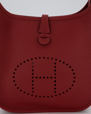 Hermès Evelyne III 23 Bag in Rouge H Taurillon Clemence Leather with Gold Hardware