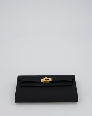 Hermès Kelly To Go Bag in Noir Epsom Leather with Gold Hardware
