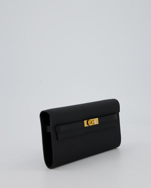 Hermès Kelly To Go Bag in Noir Epsom Leather with Gold Hardware