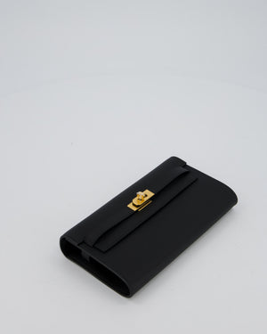 Hermès Kelly To Go Bag in Noir Epsom Leather with Gold Hardware