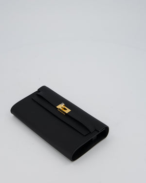 Hermès Kelly To Go Bag in Noir Epsom Leather with Gold Hardware