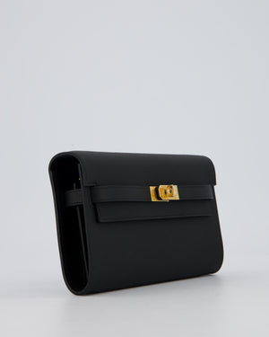 Hermès Kelly To Go Bag in Noir Epsom Leather with Gold Hardware