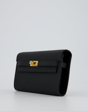 Hermès Kelly To Go Bag in Noir Epsom Leather with Gold Hardware