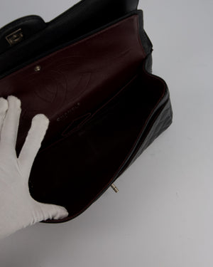 Chanel Jumbo Classic Double Flap Bag in Black Caviar Leather with Silver Hardware RRP £9,540