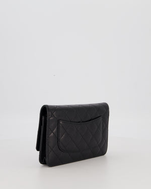 Chanel Wallet on Chain Bag in Black Caviar Leather with Silver Hardware