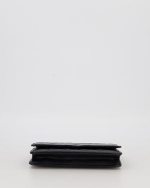 Chanel Wallet on Chain Bag in Black Caviar Leather with Silver Hardware