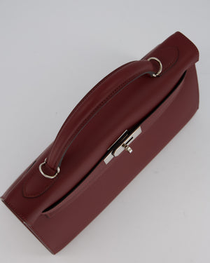 Hermès Kelly 32 Sellier Bag in Rouge H Swift Leather with Palladium Hardware