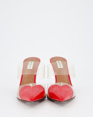 Alaïa Red Le Coeur Patent Pumps Size EU 38