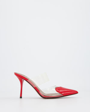 Alaïa Red Le Coeur Patent Pumps Size EU 38