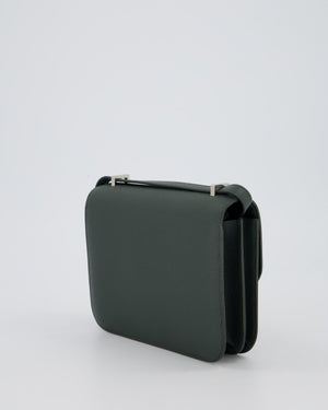 Hermès Constance III 18 Miroir Bag in Vert Mangrove Epsom Leather with Palladium and Vert Mangrove Enamel Hardware