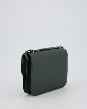 Hermès Constance III 18 Miroir Bag in Vert Mangrove Epsom Leather with Palladium and Vert Mangrove Enamel Hardware