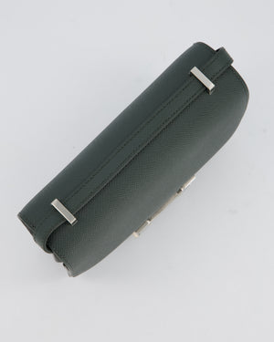 Hermès Constance III 18 Miroir Bag in Vert Mangrove Epsom Leather with Palladium and Vert Mangrove Enamel Hardware