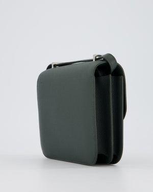 Hermès Constance III 18 Miroir Bag in Vert Mangrove Epsom Leather with Palladium and Vert Mangrove Enamel Hardware