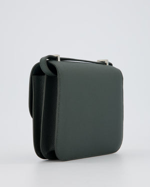 Hermès Constance III 18 Miroir Bag in Vert Mangrove Epsom Leather with Palladium and Vert Mangrove Enamel Hardware