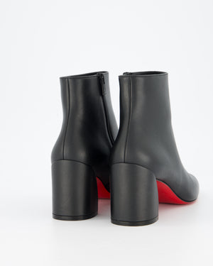 Christian Louboutin Black Jane Hankle Boots Size EU 39 RRP £1,060