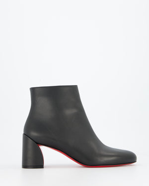 Christian Louboutin Black Jane Hankle Boots Size EU 39 RRP £1,060