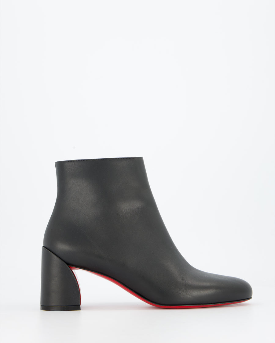 Christian Louboutin Black Jane Hankle Boots Size EU 39 RRP £1,060