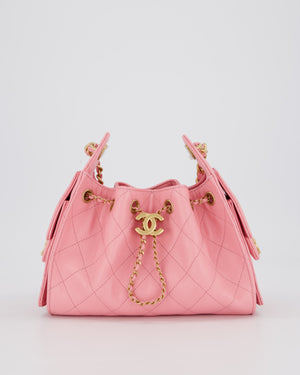 *VERY HOT* Chanel Mini 25 Handbag in Bubblegum Pink Caviar Leather with Gold Hardware