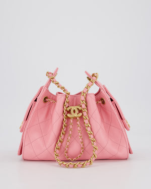 *VERY HOT* Chanel Mini 25 Handbag in Bubblegum Pink Caviar Leather with Gold Hardware