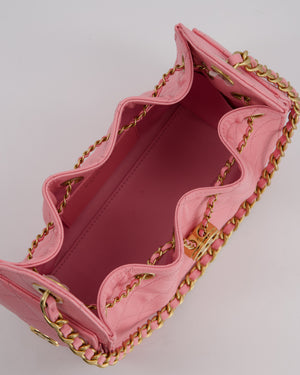 *VERY HOT* Chanel Mini 25 Handbag in Bubblegum Pink Caviar Leather with Gold Hardware