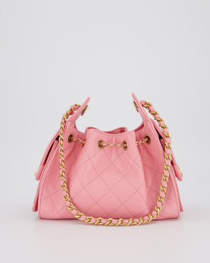 *VERY HOT* Chanel Mini 25 Handbag in Bubblegum Pink Caviar Leather with Gold Hardware