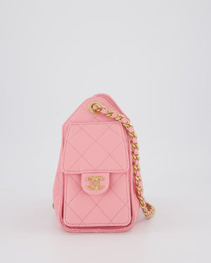 *VERY HOT* Chanel Mini 25 Handbag in Bubblegum Pink Caviar Leather with Gold Hardware