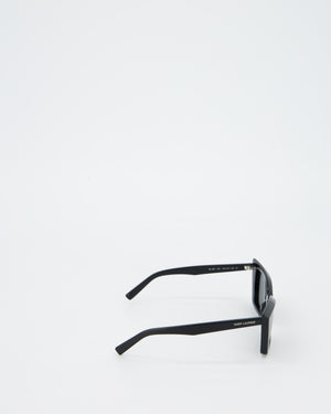 Saint Laurent Black Cat Eye Sunglasses in Chrome Hearts Gold Evacuation Sunglasses with Gold Hardware