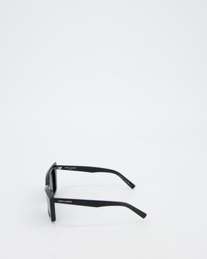 Saint Laurent Black Cat Eye Sunglasses in Chrome Hearts Gold Evacuation Sunglasses with Gold Hardware