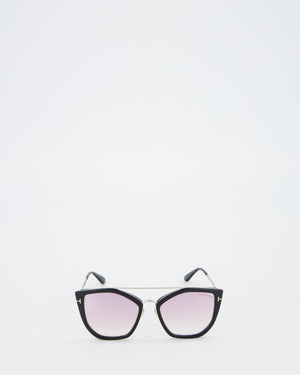 Tom Ford Black Dahlia-02 Sunglasses with Pink Tinted Lenses