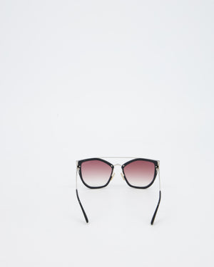 Tom Ford Black Dahlia-02 Sunglasses with Pink Tinted Lenses