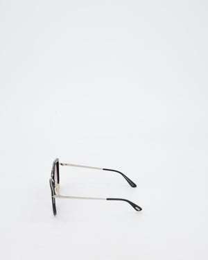 Tom Ford Black Dahlia-02 Sunglasses with Pink Tinted Lenses