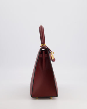 *SUPER RARE * Hermès Kelly 25 Sellier Bag in Rouge H Epsom Leather with Gold Hardware
