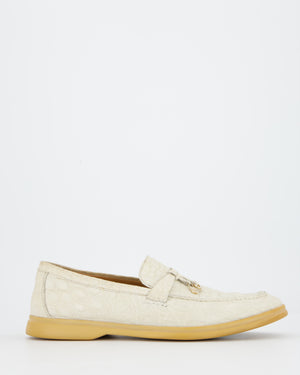 Loro Piana Beige Alligator Summer Charm Walk Size EU 41